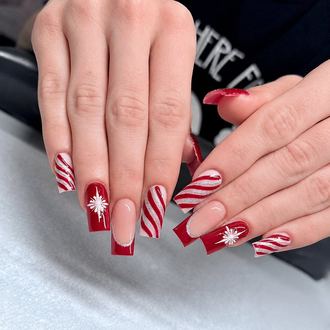Red & white Christmas set 25